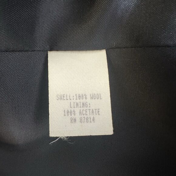 Brooks Brothers Womens Size 6 100% Wool Single Breasted Blazer Jacket Black/Gray - Picture 8 of 12